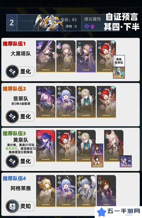 崩坏星穹铁道虚构叙事自证预言阵容攻略 3.1虚构叙事自证预言阵容怎么推荐[多图]图片3